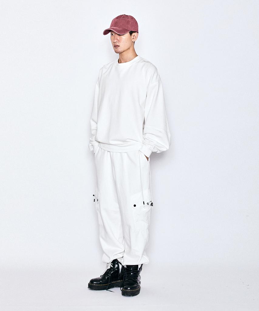 Millimillieon Basalt Hybrid Jersey Pants B07-White