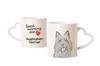 Australian Terrier, Aussie - Cup with a Dog, Adorable Cup with a Heart-shaped Handle, Universal Gift from the Brand