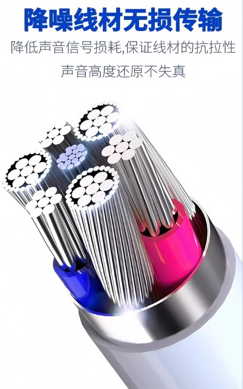 LeTradeJP Wired Earphones with Deep Stereo Remote Noise Call Volume Compatible with White Microphone, 3.5mm Jack, Bass, Earphones, Control,