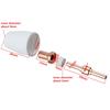 40 Stück Luftplasmaschneider-Verbrauchsmaterialien, passend für PT-31 LG-40 Brenner CUT-40 50