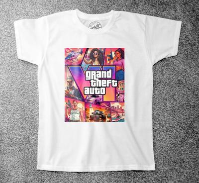 Grand Theft Auto GTA 001 Childrens/Kids Adult T Shirts/t-shirts