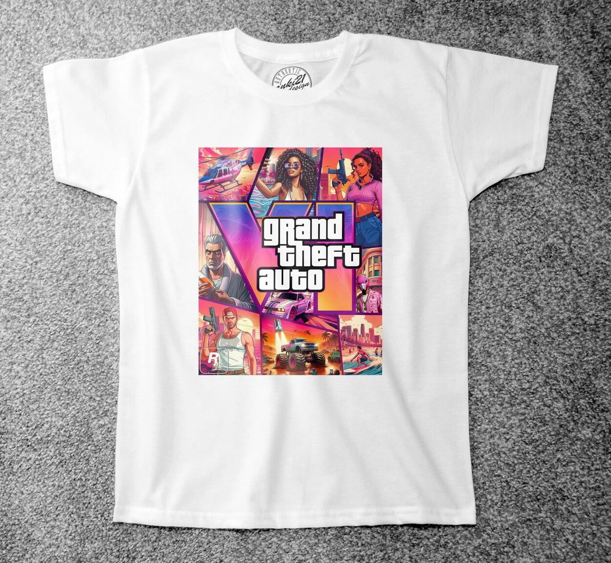 Футболки для детей Grand Theft Auto GTA 001 130