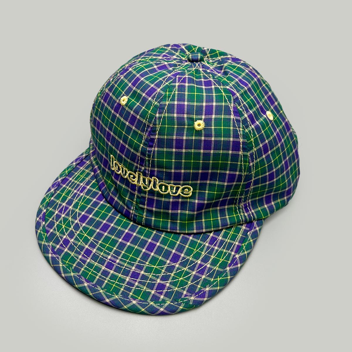 

Quick-Dry Plaid Embroidered Letters Baseball Hats New Men Women Retro Sunshade Niche Versatile Flat Brim Fashion Ins Peaked Caps 56-60cm