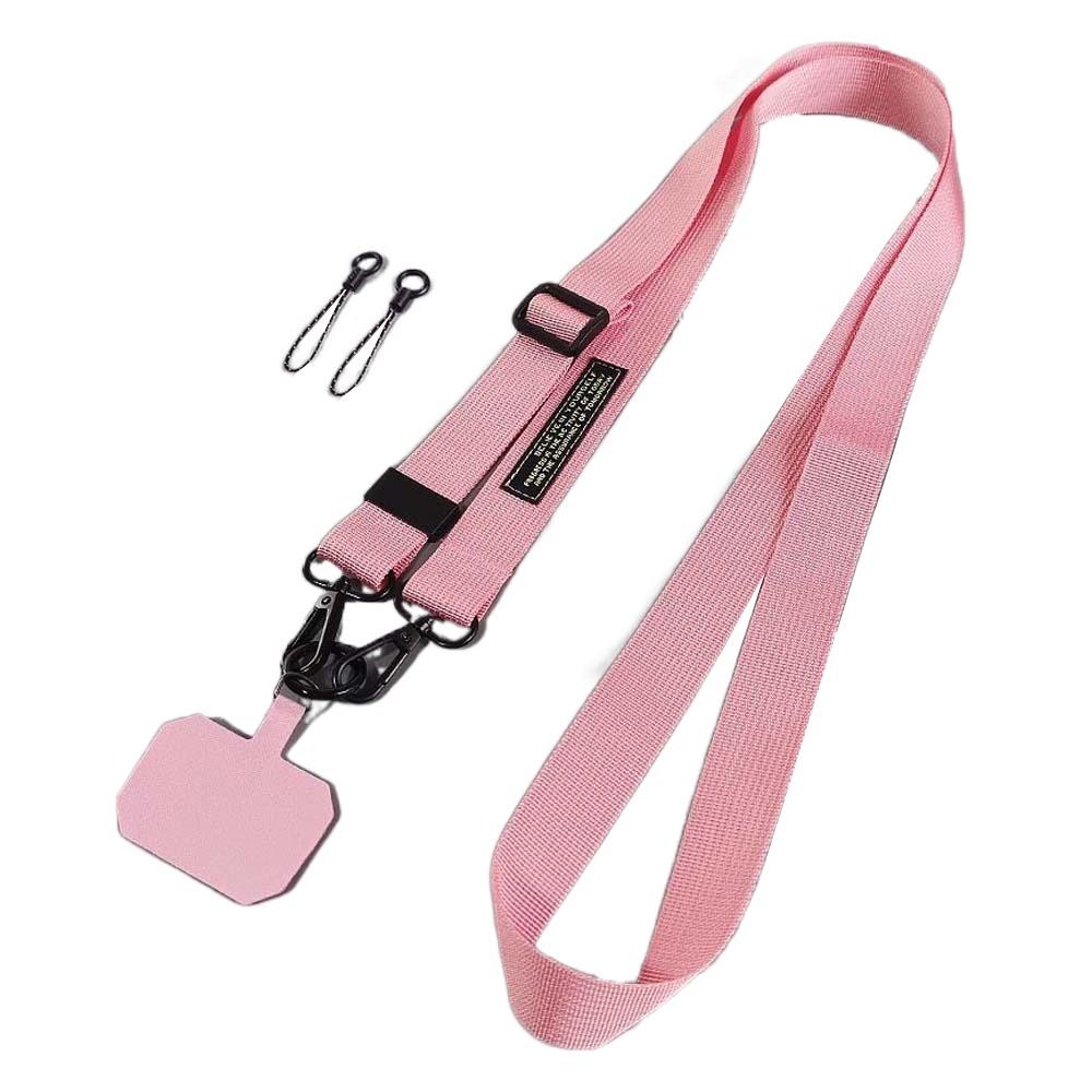 

Neck Hanging Phone Strap Rope Adjustable Crossbody Handset Strap Mobile Phone Lanyard Travel розовый