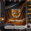 TapestryHull FC Custom Name Text Personalized Wall Hanging Tapestry Home Wall Decor