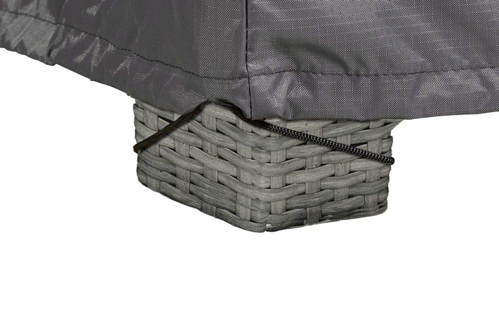 Pokrowiec na meble ogrodowe 7932 220x210x70 aerocover szary homms