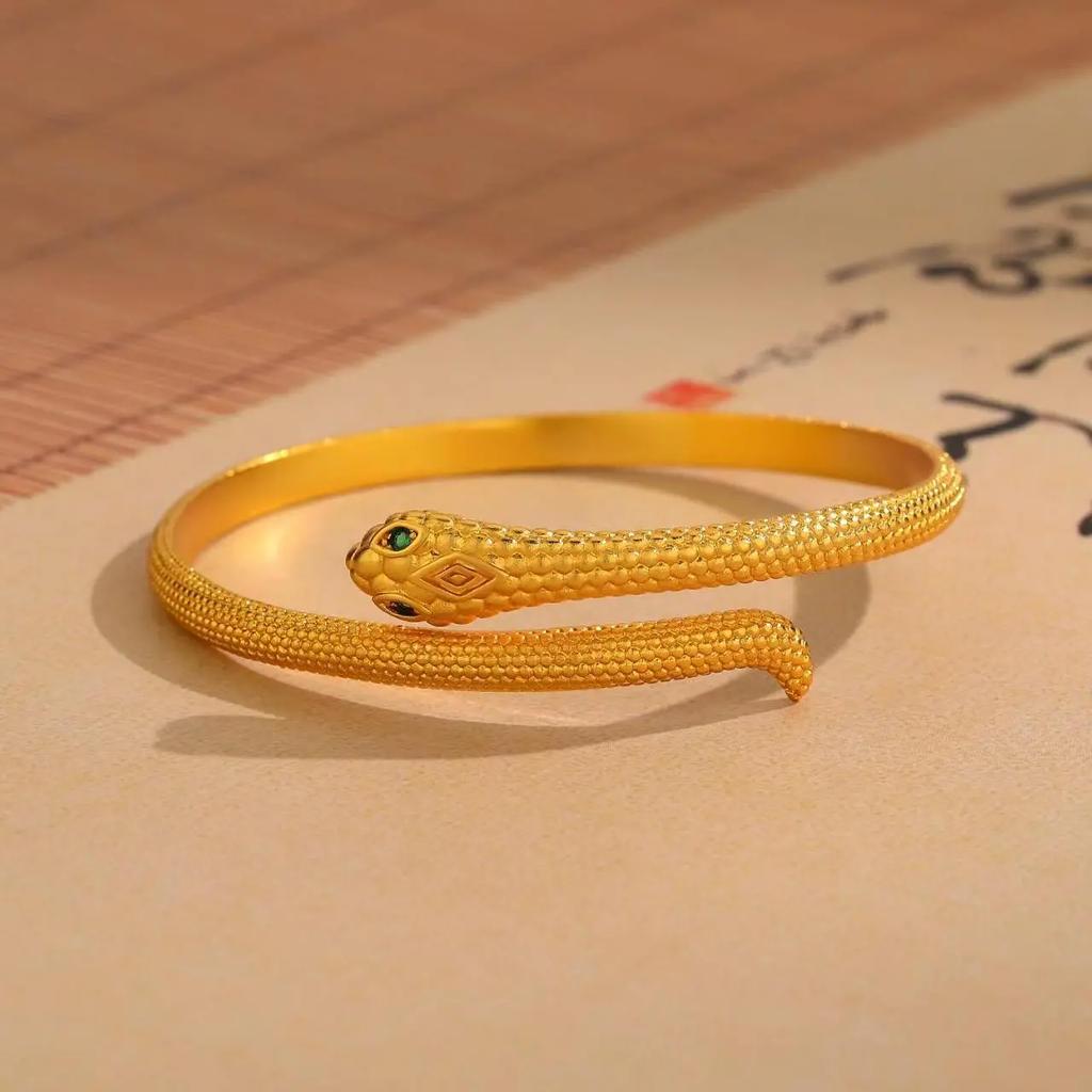 Spirit Snake Open Bracelet  Temperament High-level Birth Zodiac Snake Bracelet Bracelet