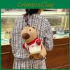 Bag Plush Capybara Cartoon Wear Clothes Skew Bag Girl Children Holiday Doll Gift