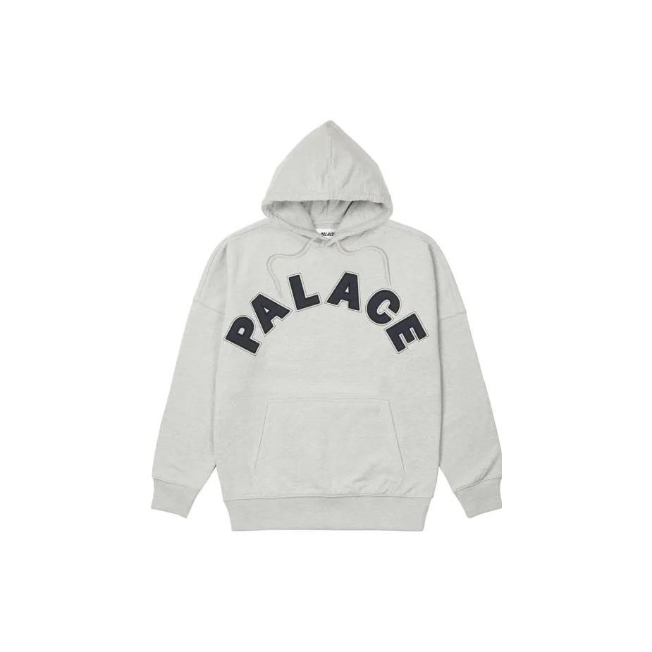 

Palace FW22 Толстовка с вырезами и вышитым логотипом Мужские топы Серо-Марловый P21CS226