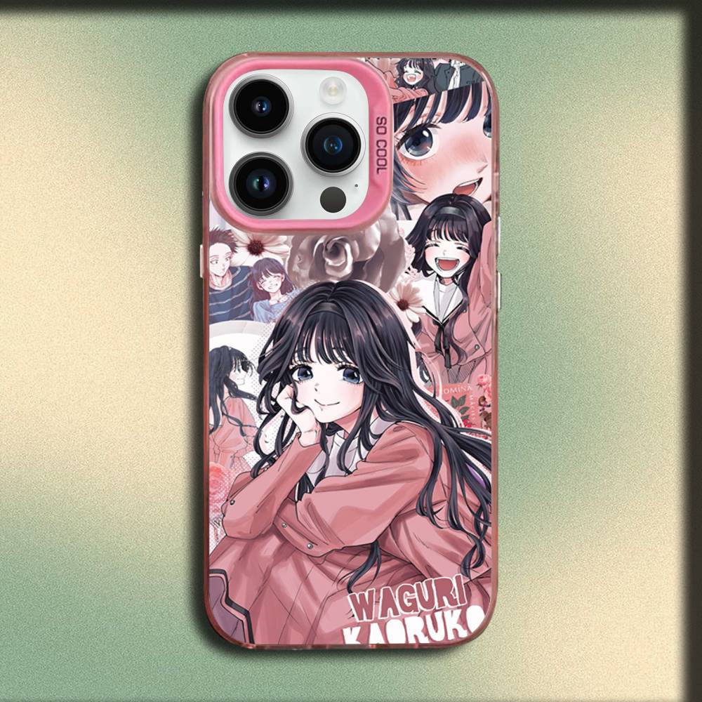 

Kaoru Hana Wa Rin To Saku Phone Case For iPhone 16,15,14,13,12,11,Mini,Pro,E,MAX Pink Candy Matte Shockproof Cover iPhone16e
