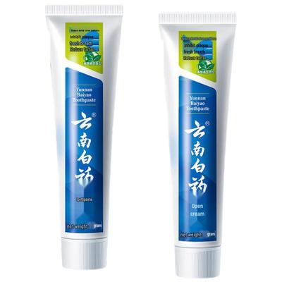 Yunnan Baiyao Classic Minz-Zahncreme zur Zahnfleischpflege (2er-Pack)