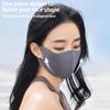 Uv Protection Breathable Face Mask 3D Seamless Full Face Outdoor  Lightweight Sun Block Flex Fit