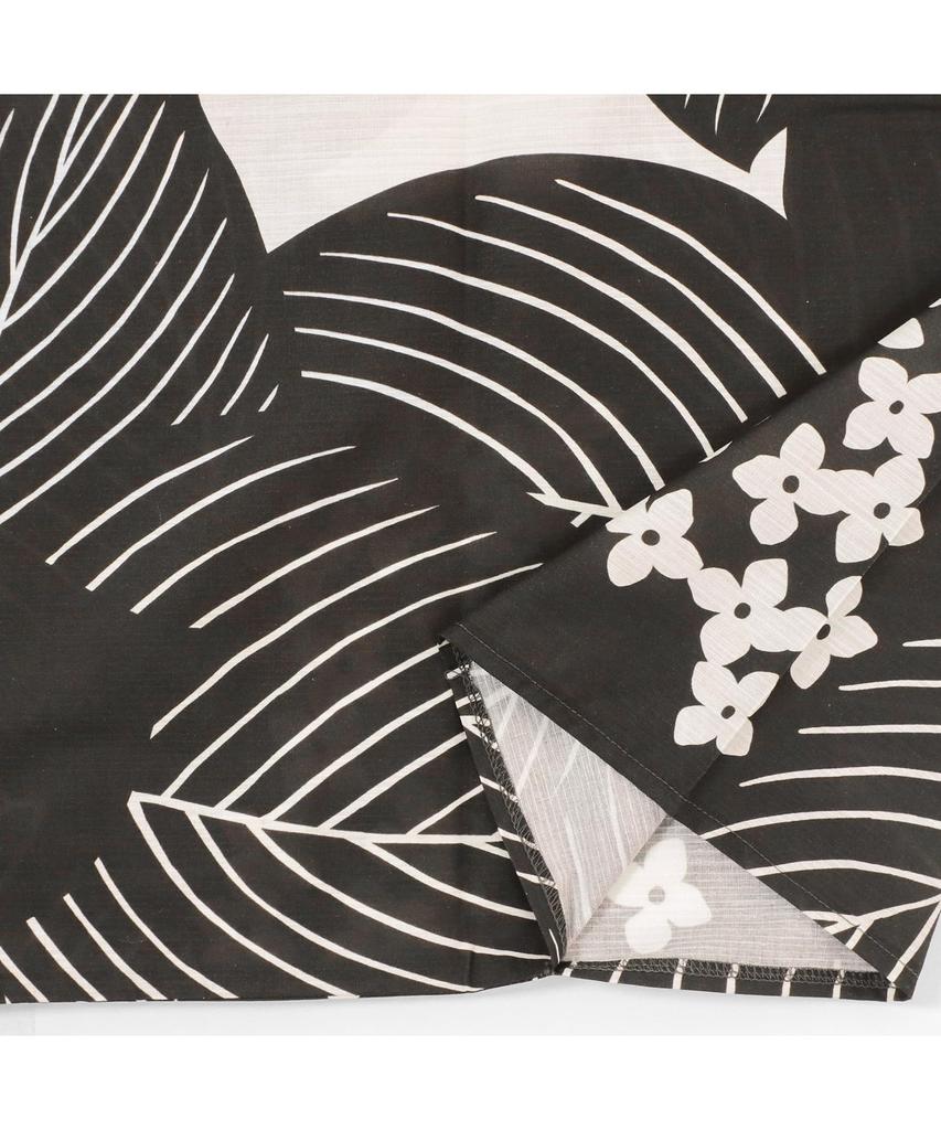 Yukata Unique Set Heiko AB Painting Flower Free [KYOETSU] [Kyoetsu] Set, Weave, Two-Piece (Yukata, Obi), Women's (Ink Shadow, Size)