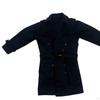 1/6 Trench , Handmade Doll Clothes Over, Miniature Clothing for 12" Model, Figures Dress Accs