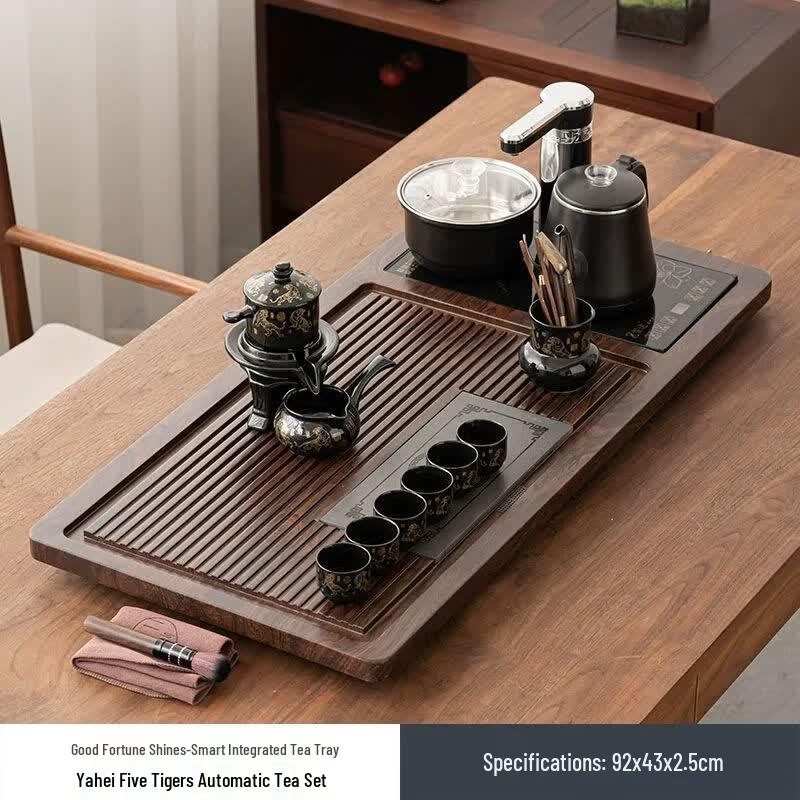 Modern Automatic Wooden Kung Fu Tea Set One Size