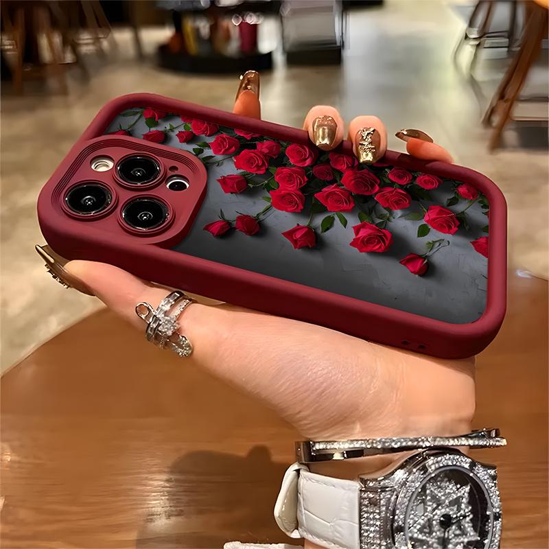 Handyhülle Rote Rose Blume Hoher Wert und Schönheit für iPhone
