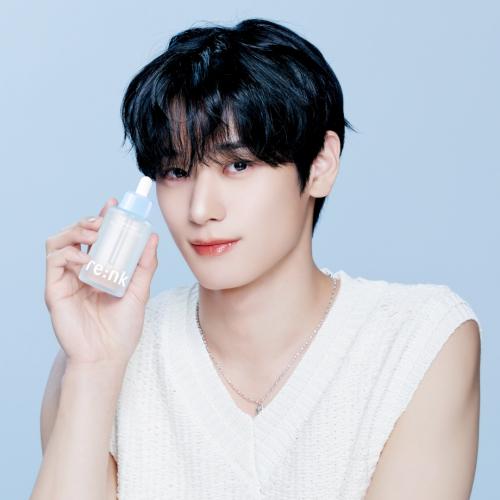 Renk [Feuchtigkeitsaufladendes Großpackungs-Set] Hyper Hyal Aufpolsternder Toner 200ml + Ampulle 100ml + Aqua Sonnencreme 50ml