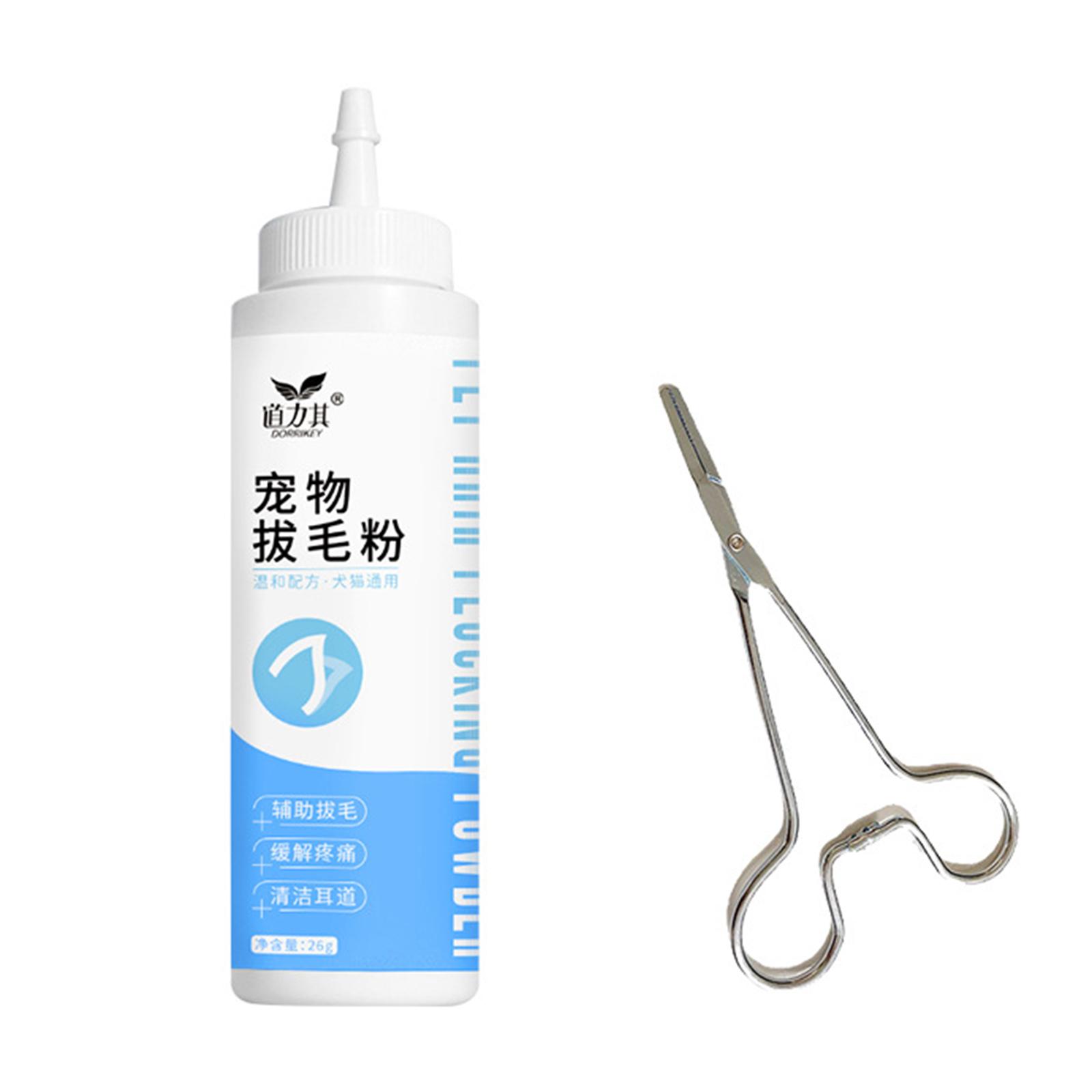 

26 г Эффективная пудра для чистки ушей для владельцев домашних животных Экономьте время и деньги, очищая уши вашего питомца дома с помощью пудры