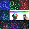 7 Colors Strobe Light Sound Activated Stage with Remote Control Disco Ball Lamps for Home Room Party Kids Wedding Bar