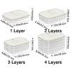 1/2/3/4 Layers Wonton Freezer Food-grade Refrigerator Storage Box Dumpling Storage Box  Kitchen