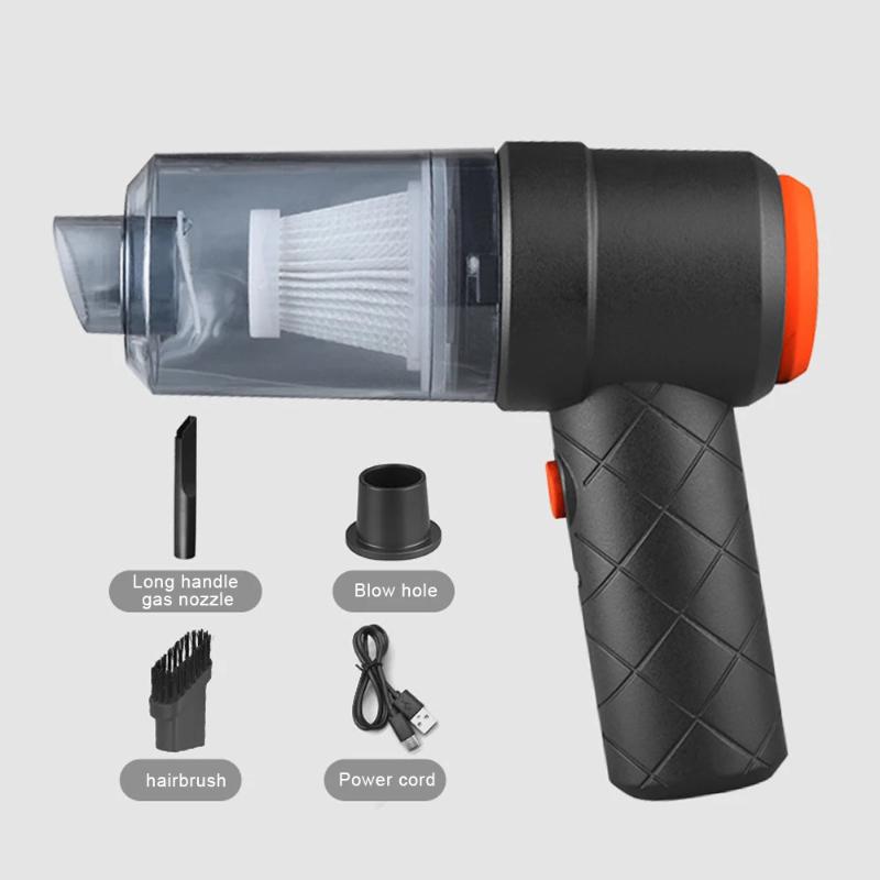 Handheld Cordless Car Vacuum Cleaner Strong Suction Long Battery Life Multiple Nozzles For Car And Home Cleaning