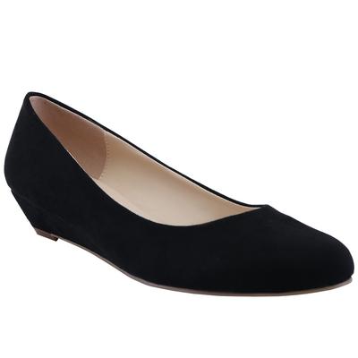 Dámské 30mm Sametové Špičaté Špičky Kotníkový Pásek Slingback Plochý Klínek Ležérní Lodičky OL Pohodlné Společenské Svatba Šaty Módní Boty