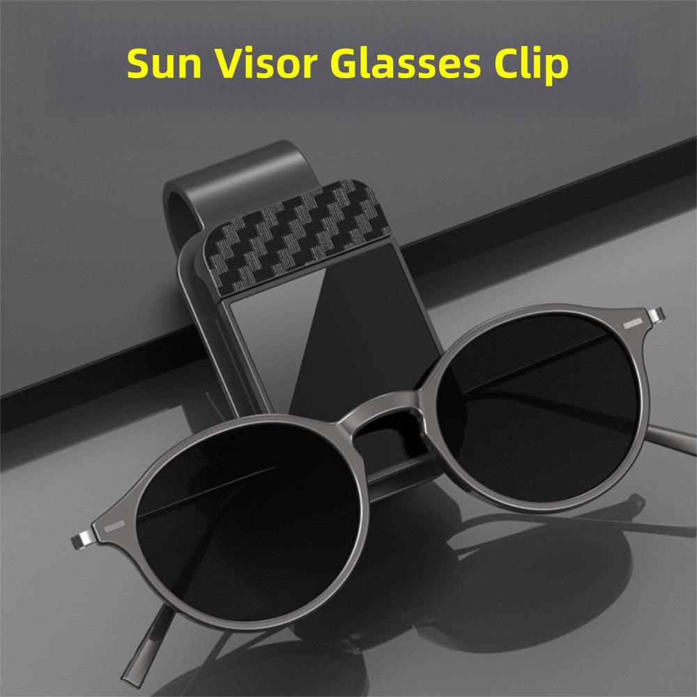 Premium Sunglasses Clip Convenient Sun Visor Glasses Clip Sunglasses Holder  for Car Visor