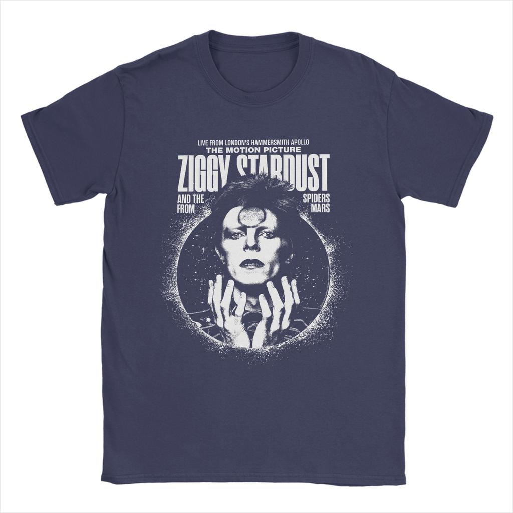 David Bowie Ziggy Stardust The Motion Leisure TShirts Cotton Tshirt for Unisexs YK Funny Pattern Short Sleeve Clothes