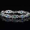 Real White Gold Miniature Zircon Bracelet Ladies Jewelry