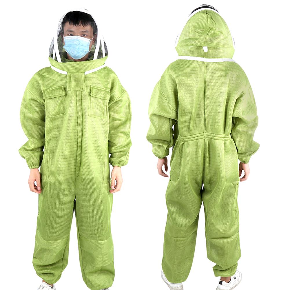 Breathable Thicken One‑Piece Beekeeping Protective Suit Beekeepers Bee Suits Accessory XL