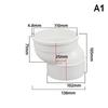 110MM Offset WC Connection Nozzle Toilet Adapter Pipe for Effortless Assembly Setup