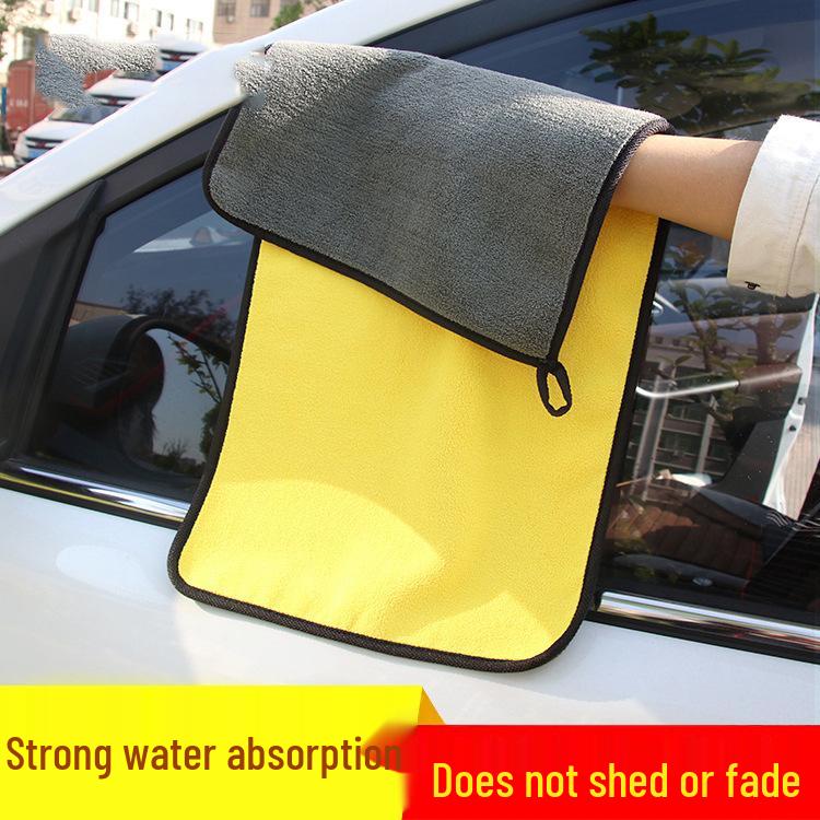 Non-Marking, Absorbent, Lint-Free Car Wash Towels - Thick, Large, and Durable Auto Cleaning Cloth Set