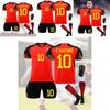 New Belgium Heimfußballtrikot Deb Bruyne 7 Und Lukaku 9 WM 2022 Trikot