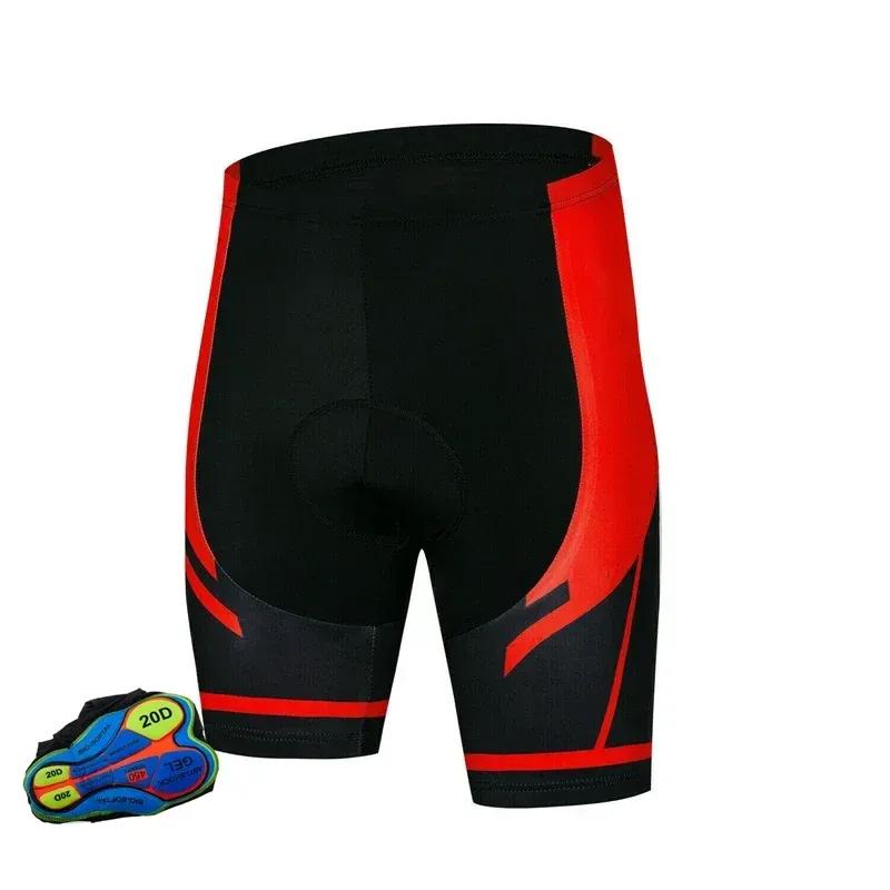 Professionnel Équipe 20D Rembourrage Gel Cuissard de Vélo Hommes Short de Vélo Pantalon de Vélo Collants Vêtements de Sport Vêtements de Vélo