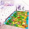 Teppich mit Cartoon-Tiermuster für Wohnzimmer, Schlafzimmer, Sofa, kreative Fußmatte, Heimdekoration, Kinderaktivitätsbereichteppiche