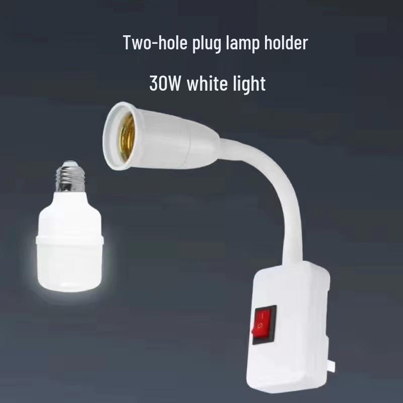 LED Superhelle Energiesparende Einsteck-Nachtleuchte mit Schalter - Schlafzimmer Wand-/Nachttischlampe