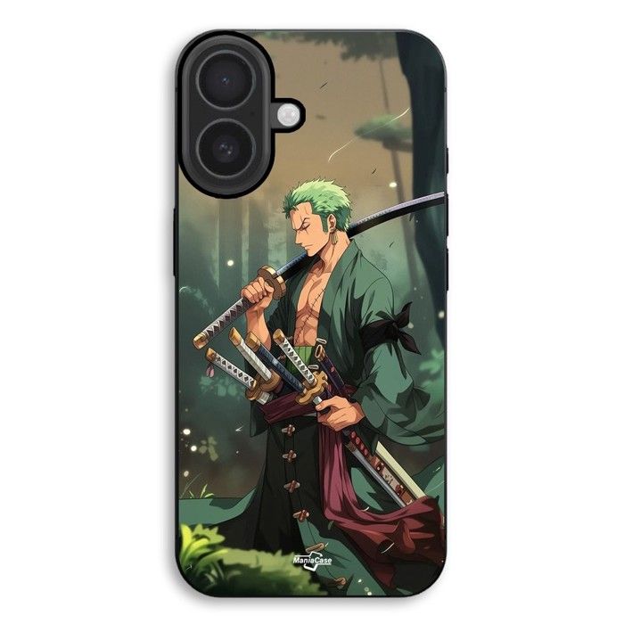 Coque Pour iPhone 17 One piece Zoro épées manga anime