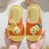 Xinwang Rabbit Linen Slippers for Kids: Summer Indoor Silent Cotton Slippers for Men and Women.