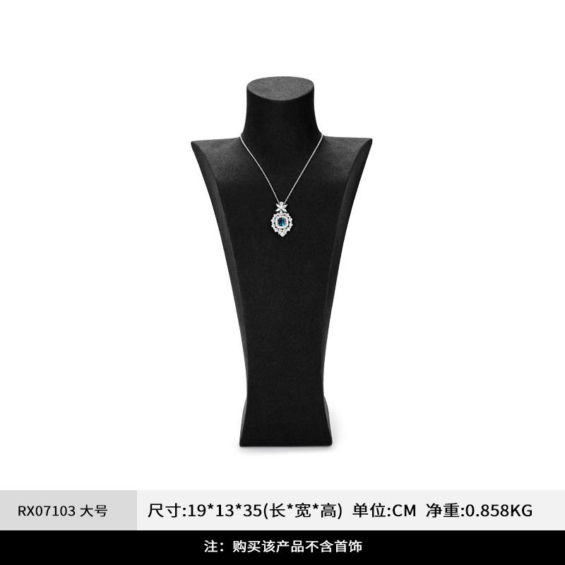 Premium Jewelry Display Stand Luxury Necklace Pendant Bust Counter Showcase Props