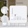 5 Pieces Bathroom Accessory Set Soap Dish Decor Modern Practical Home Apartment Use