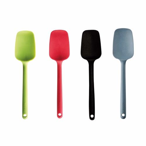 Mastrad Full Silicone Spatula Spoon, Black, F10400
