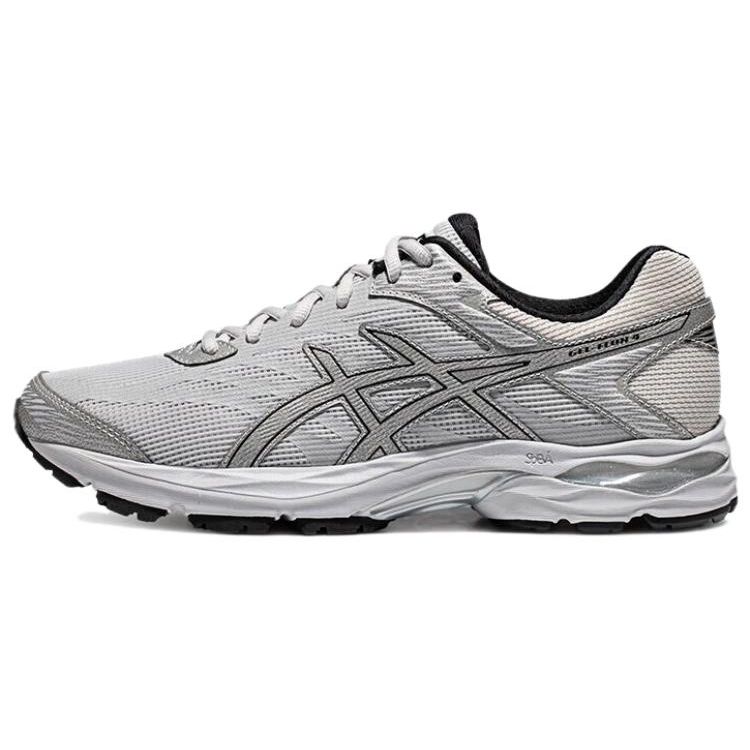 Asics Gel-Flux 4 Comfortable Fashion Fabric Synthetic Leather Low-Top Casual Running Shoes Men sneaker Gray Silver 1011B934-021