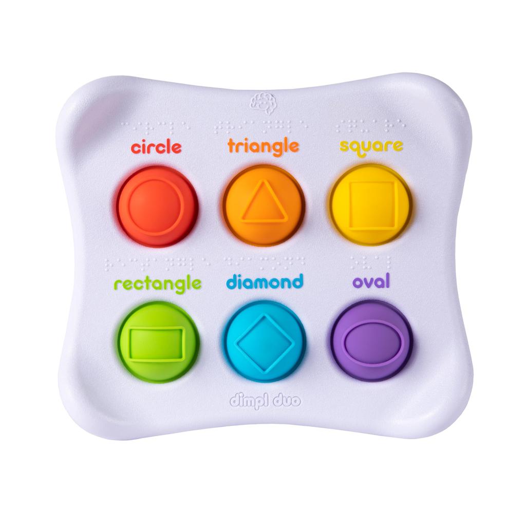 Fat Brain Toys Dimple Shape Fingertip Educational Squishy Toy Push Pop Genuine Product FA208-1