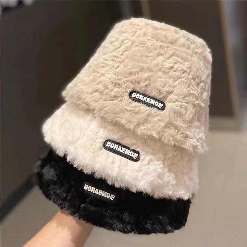 Плюшевая шляпа-ведро в корейском стиле Fumade