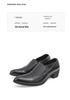 Plus Size Men's Formal Pointed Toe Leather Slip-on Shoes - Spring/Autumn 2025