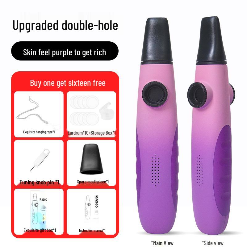 New Double-Hole Kazoo Design: Loud, Accurate Pitch, Easy to Blow & Learn