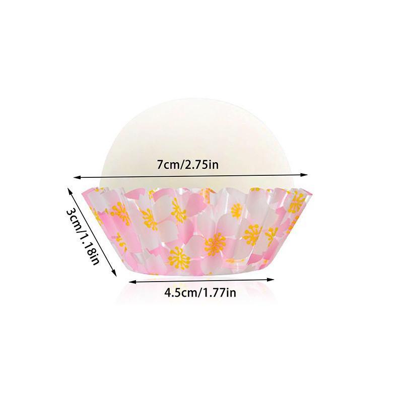 50Pcs Cup Cake Cake Mold Baking Tools Oil Proof Paper Holder Muffin Box Cake Paper Cup Case Party Tray Cake Decorating Supplies