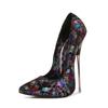 Pointed stiletto metal heel pole dance plus size high heels dancer shoes