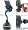 Phone Holders for Your Car, Cup Holder Phone Mount, Universal Adjustable Gooseneck Cup Holder Cradle Car Mount