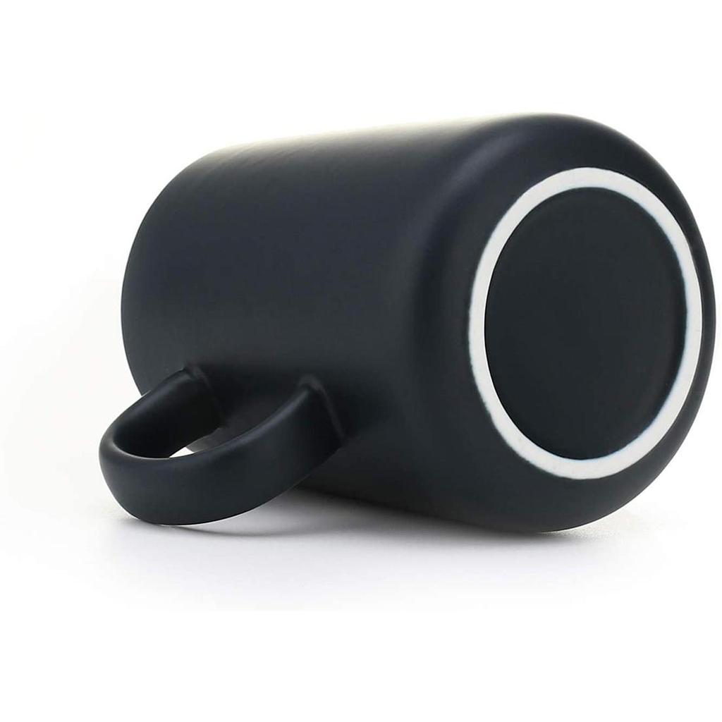 Tazza da Tè in Ceramica da 450ML Tazze Extra Grandi Tazze da Caffè Ampie in Ceramica Monocolore Opache Tazza da Caffè Grande Tazza da Tè Con Cucchiaino